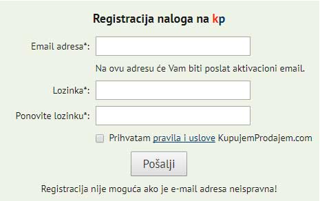 Kupujem prodajem registracija